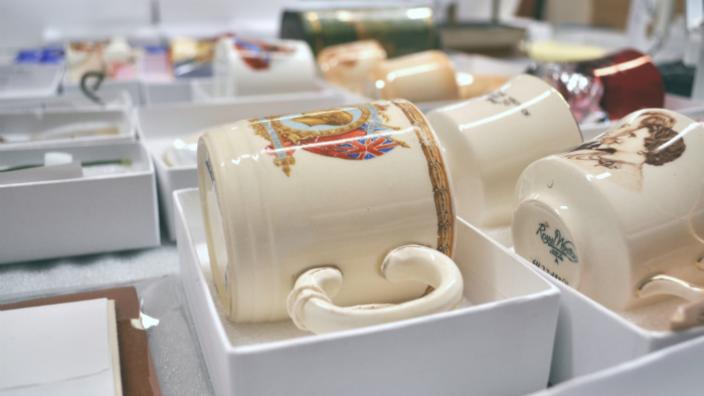 Western Australian Museum History Department objects. Photo by Jessica Needle.